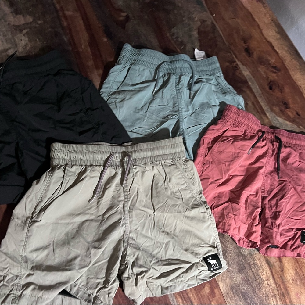 Kids Casual Shorts Set - Black, Green, Beige, Red